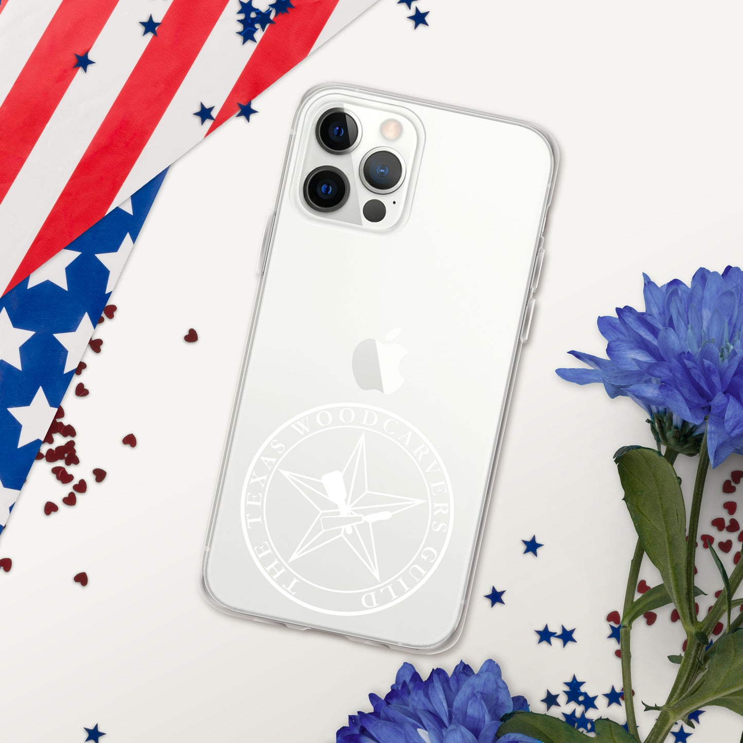 TWG White Logo Clear Case for iPhone®