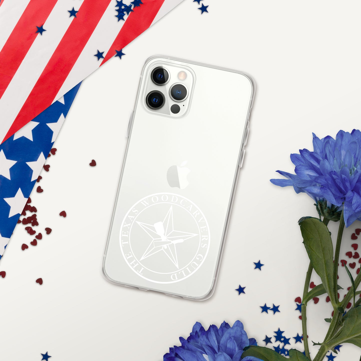 TWG White Logo Clear Case for iPhone®