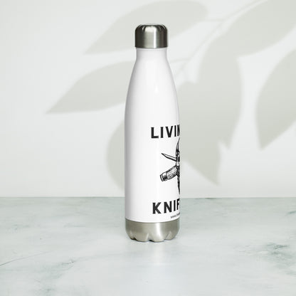 Living the Knife Life Stainless Steel Water Bottle