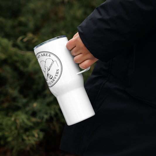 AAWC Logo Travel mug with a handle