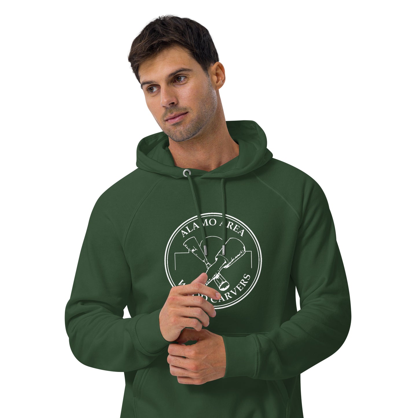 AAWC Standard Logo Unisex eco raglan hoodie