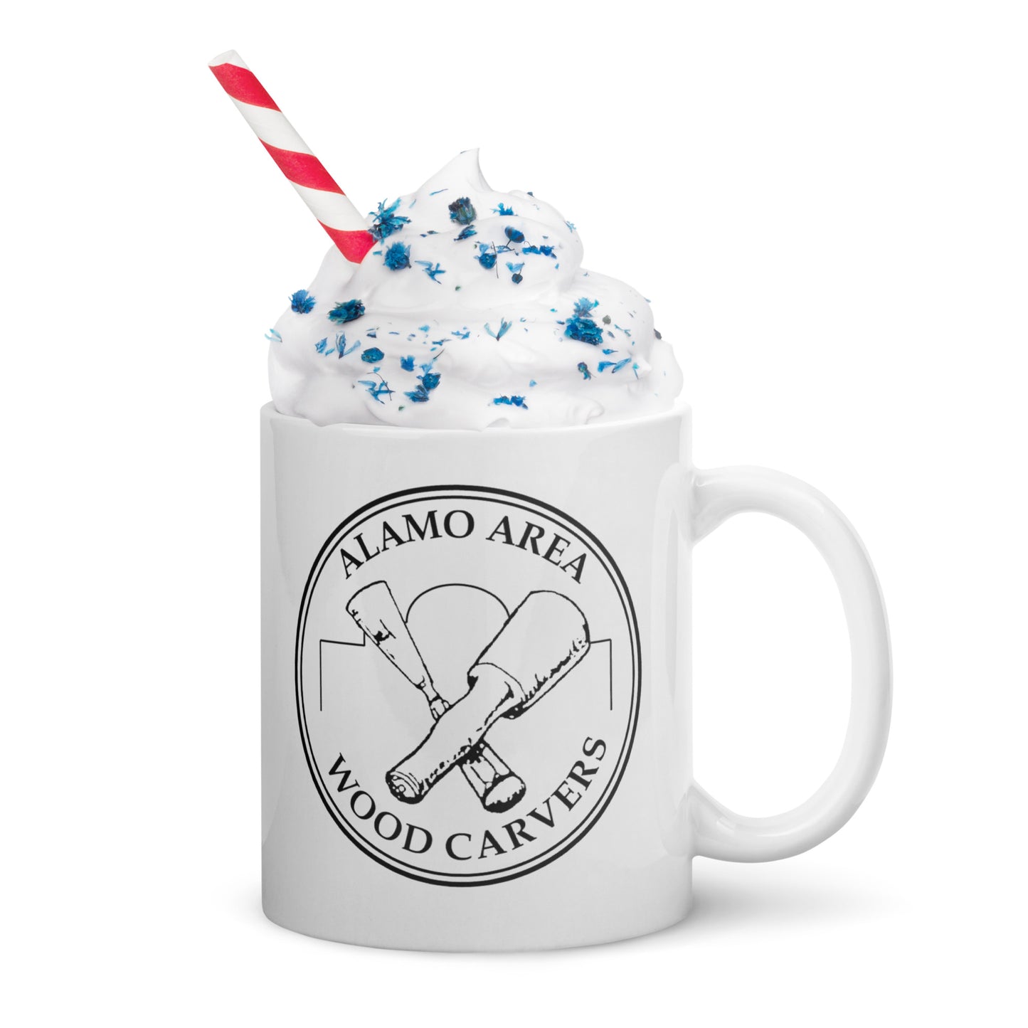 AAWC Logo White glossy mug