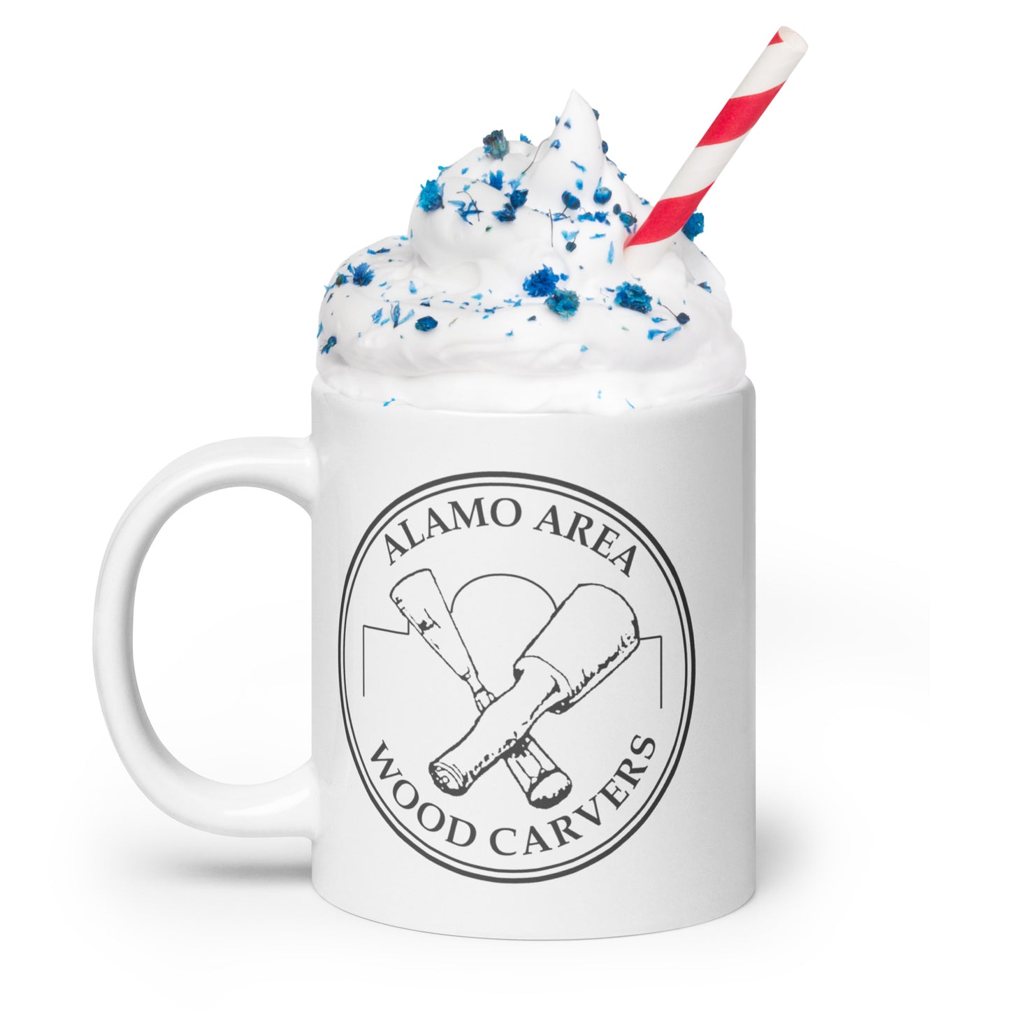 AAWC Logo White glossy mug