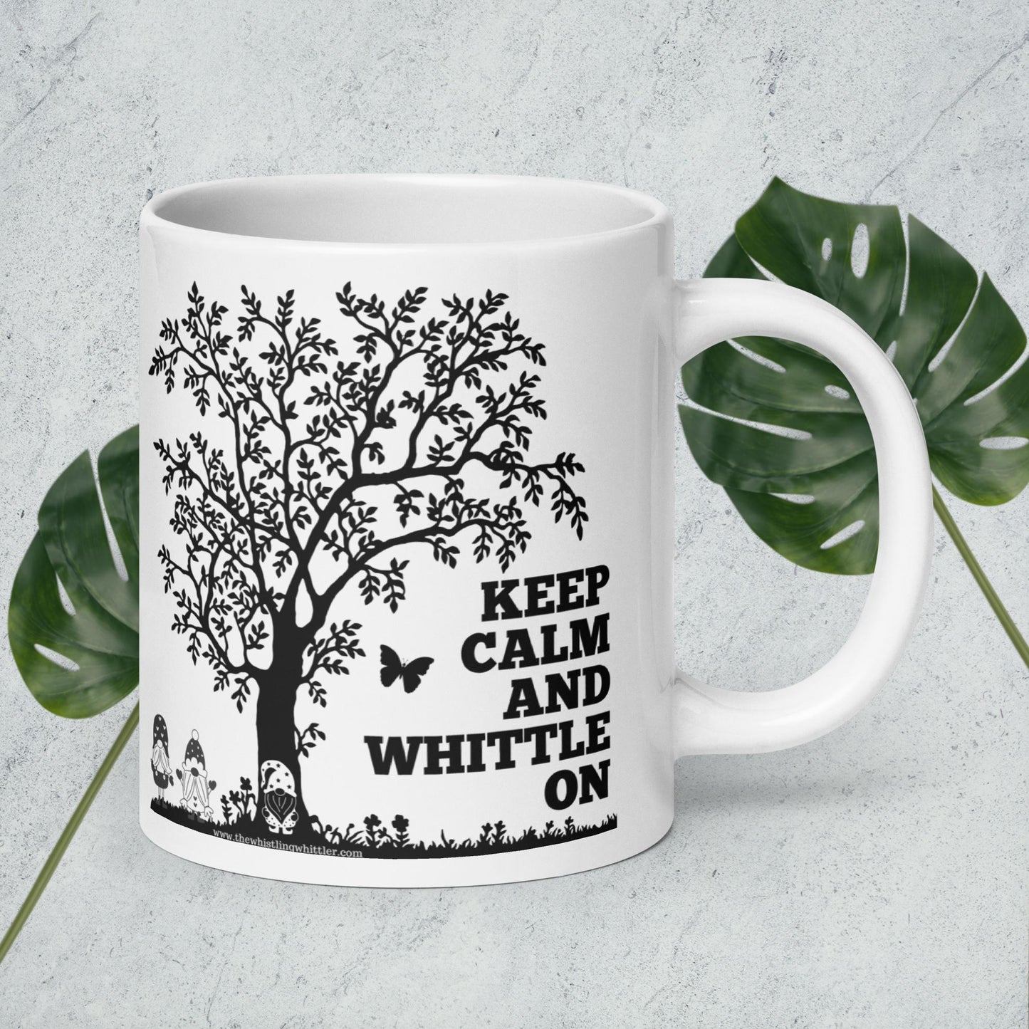 Keep Calm White glossy mug