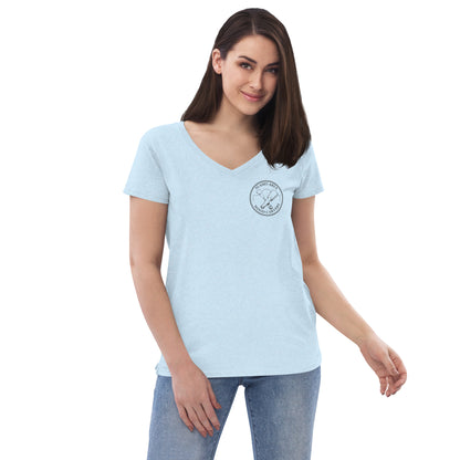 AAWC Standard Logo Women’s recycled V-neck t-shirt