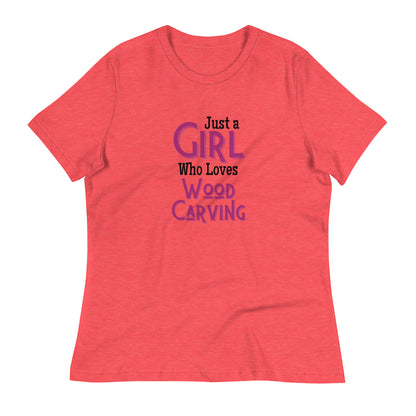 Just a Girl - Women's Relaxed T-Shirt
