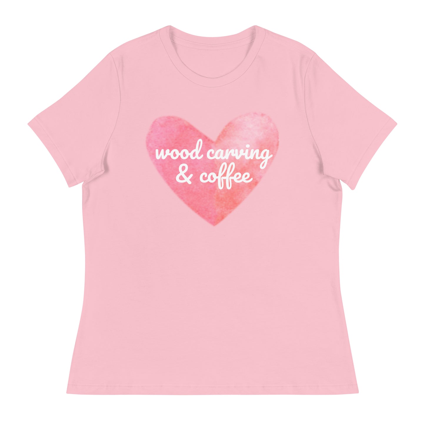 Wood Carving & Coffee Women's Relaxed T-Shirt