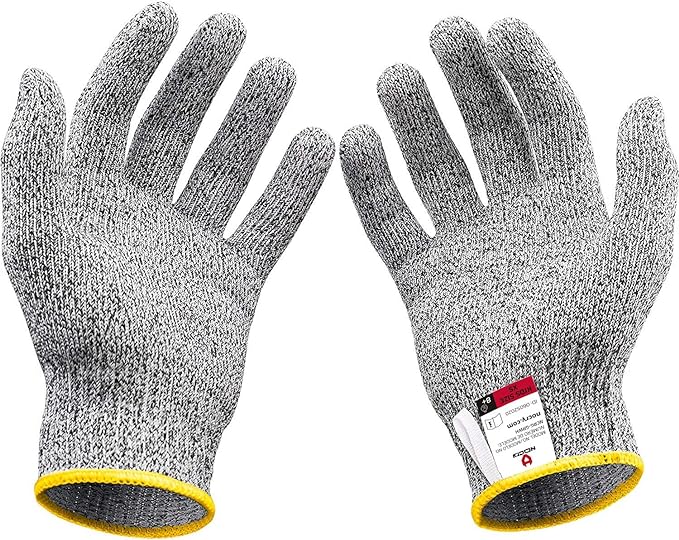 NoCry Cut Resistant Gloves for Kids XXS 4 7 Years High Performance Level 5 Protection Food Grade. Free Ebook Included The Whistling Whittler